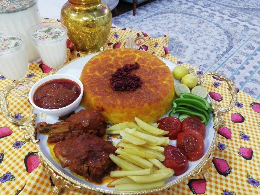 عکس ته چین و مرغ