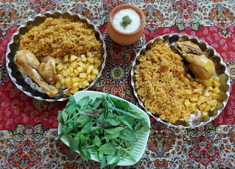 عکس غذای جنوبی مطبگ مرغ... ?