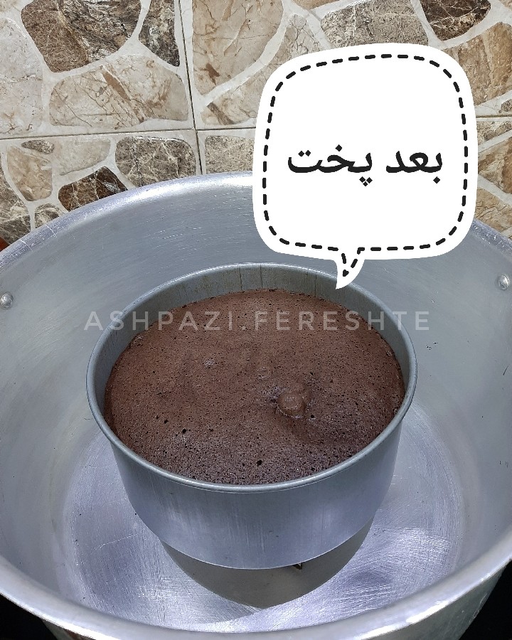 عکس کیک شکلاتی بی بی مناسب خامه کشی