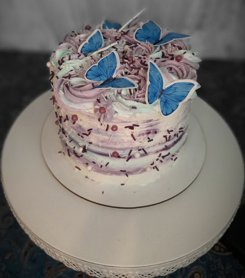 عکس کیک پروانه ای