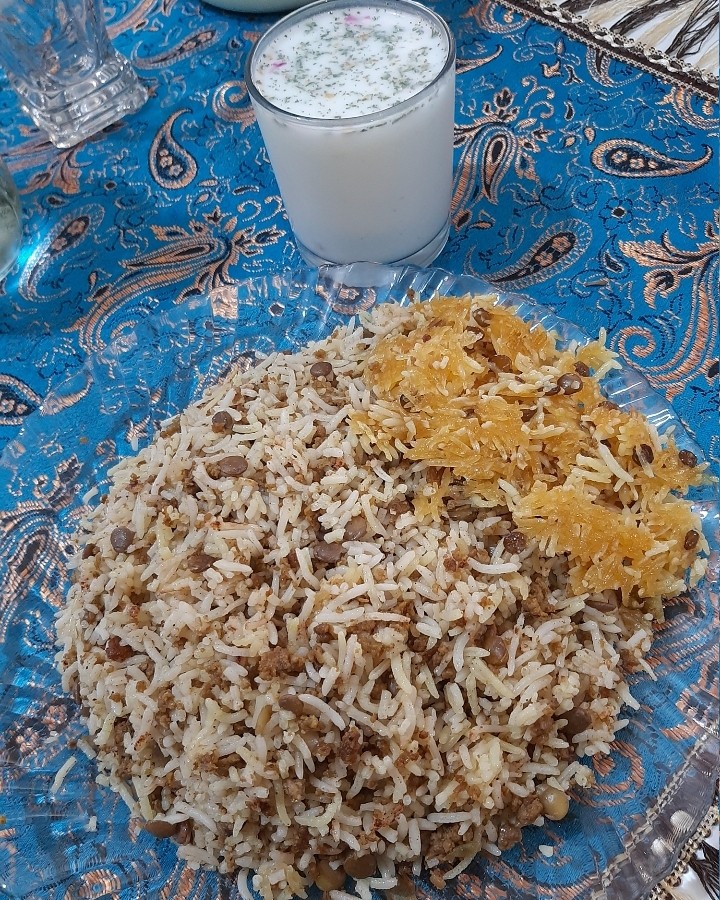 عکس عدس پلو...