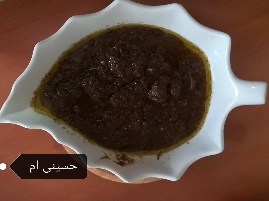 عکس فسنجان و برنج نذری به همسایه ها #حسینی ام #