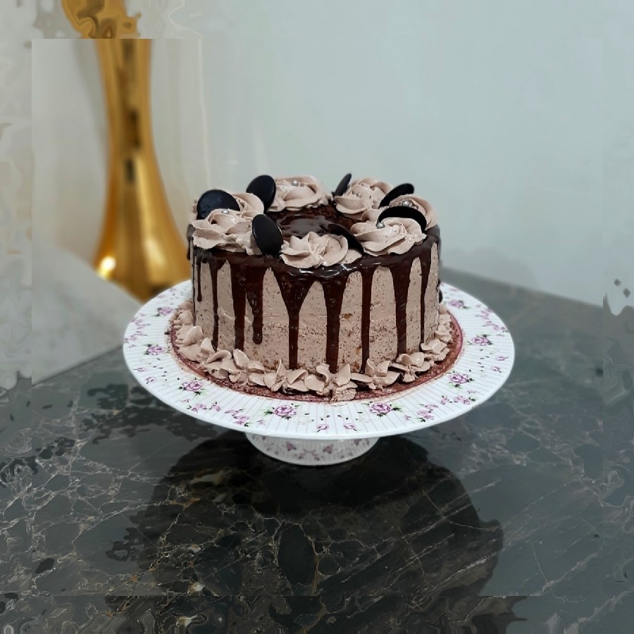 عکس کیک شکلاتی ( سفارشی )