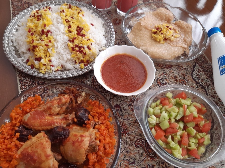 عکس خورشت آلو هویج