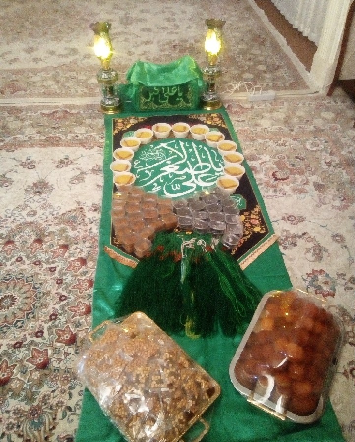 عکس سفره حضرت علی اصغر (ع)