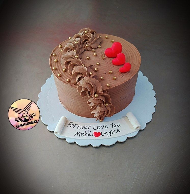 عکس #کیک شکلاتی عاشقونه 