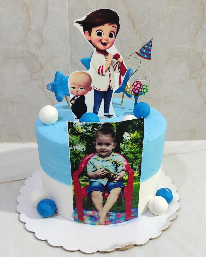 کیک تولد#تولد#پسروونه #پسرم#عشق دلم#
