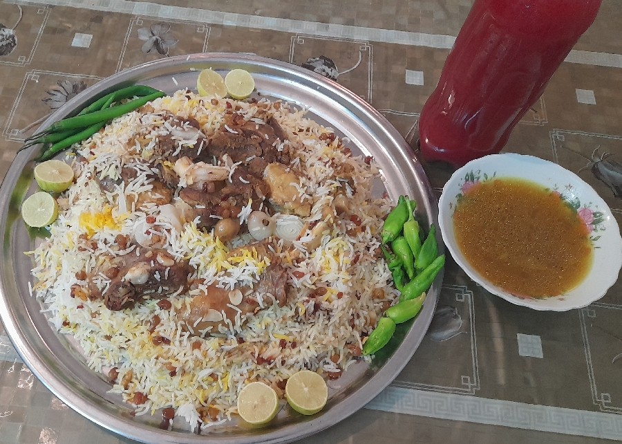 عکس چلو گوشت عربی