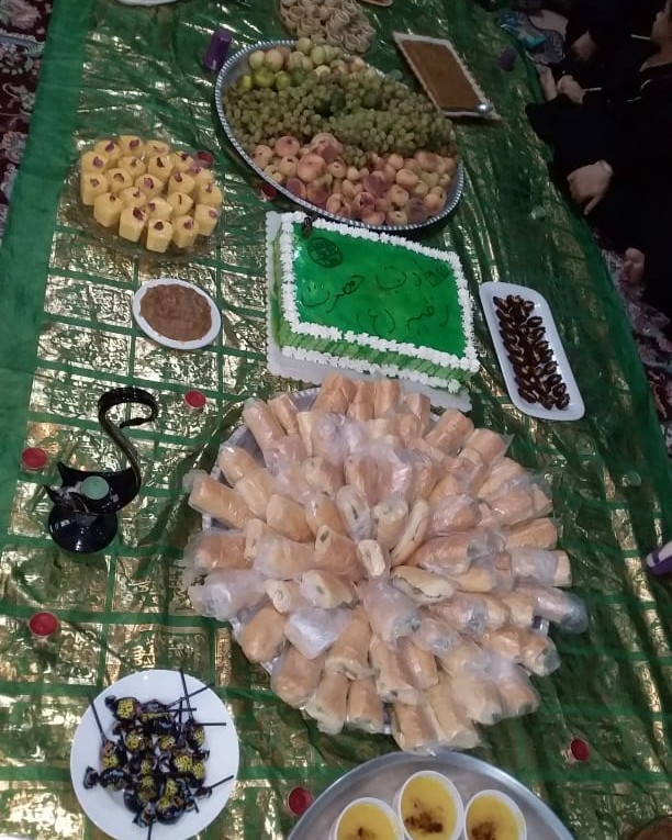 عکس سفره رقیه?