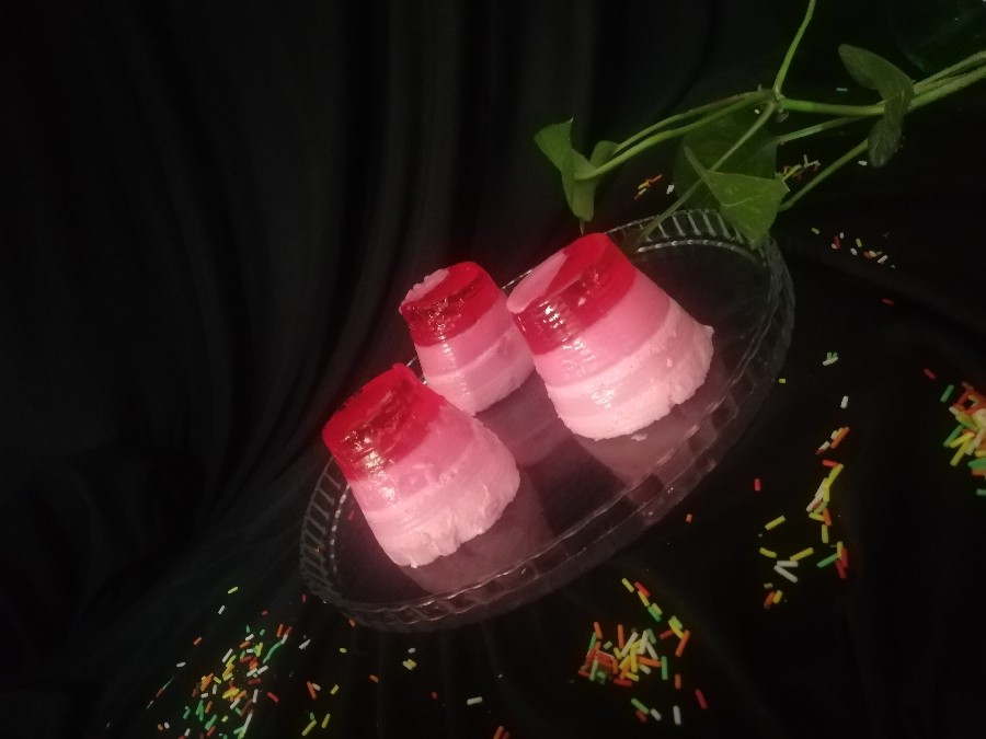 عکس ژله دورنگ