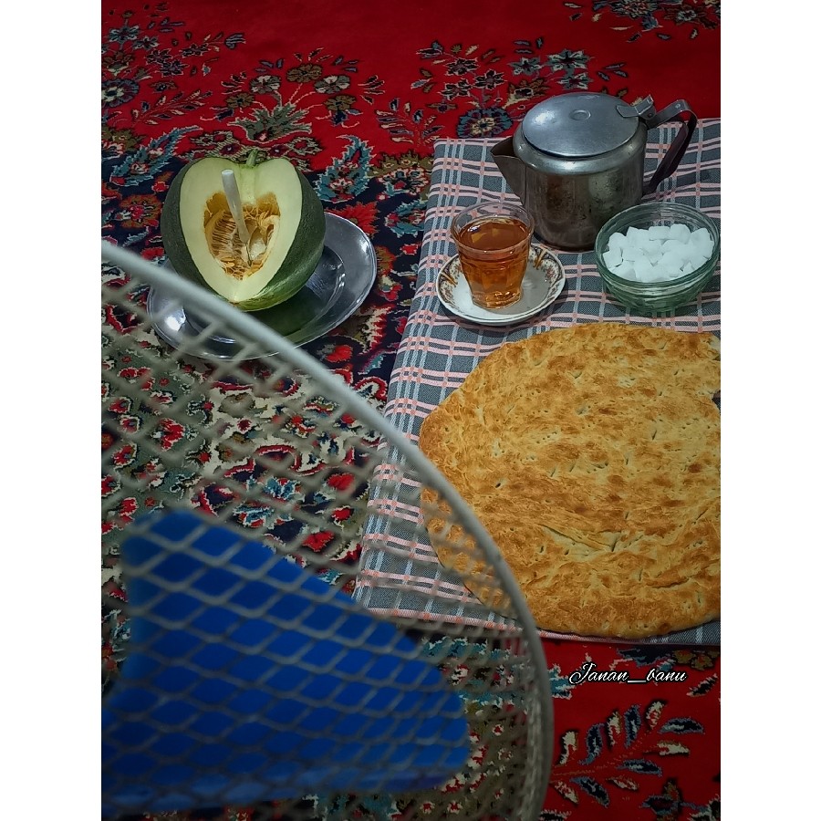 عکس عصرونه تابستونی نان روغنی