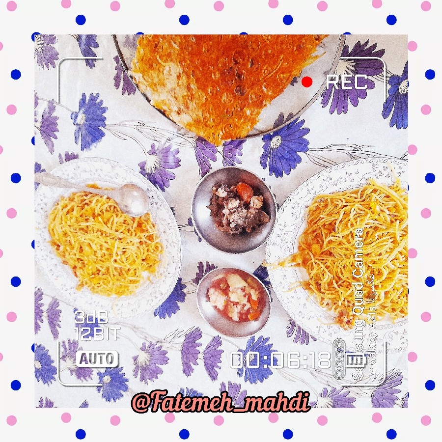 ماکارانی....!؟!؟ خودم پز ??? لایک لایک ❤