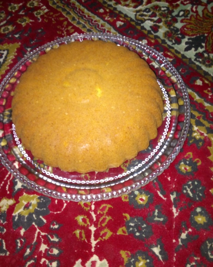 کیک زعفران من