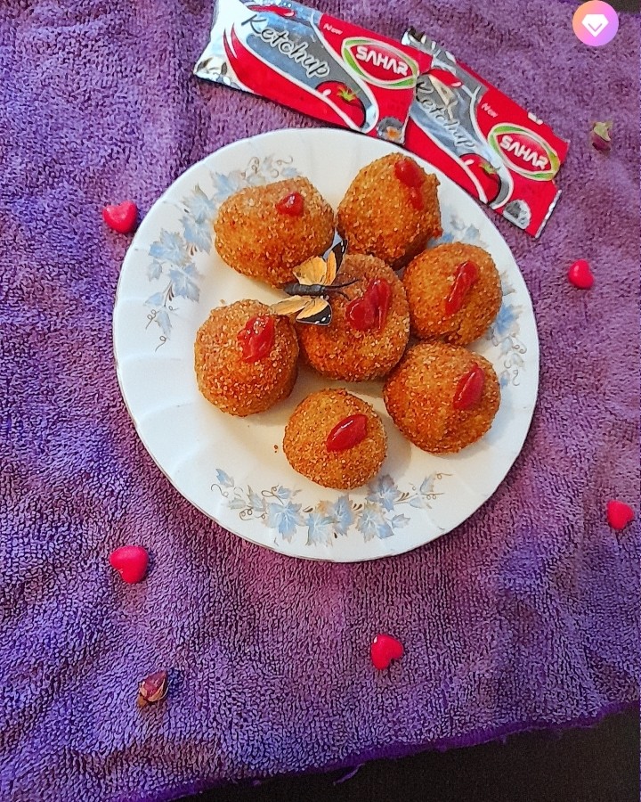 توپک سیب زمینی سوخاری