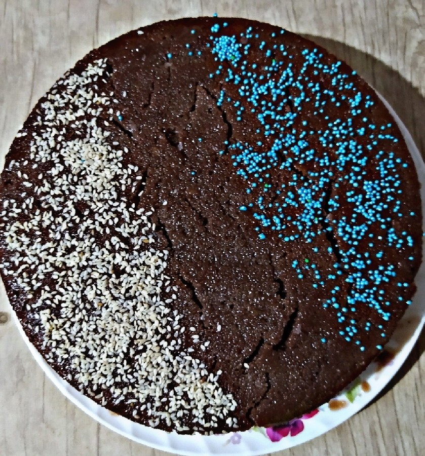 عکس کیک خیس شکلاتی و هات چاکلت
