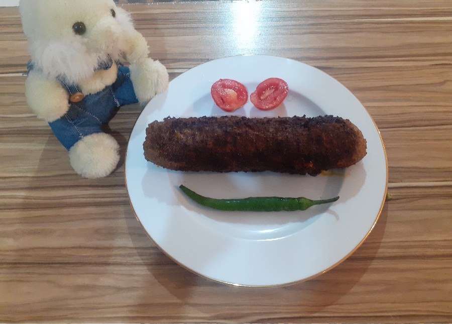 عکس شام امشب رولت گوشت توکانچی ترکی بدون سس عالیه 