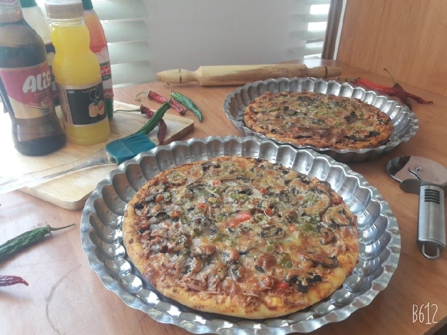 عکس پیتزا به سبک رستورانی 