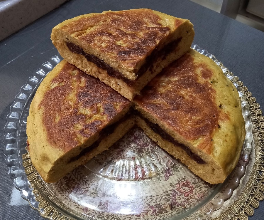 عکس کپو خرمایی با مغز گردو
