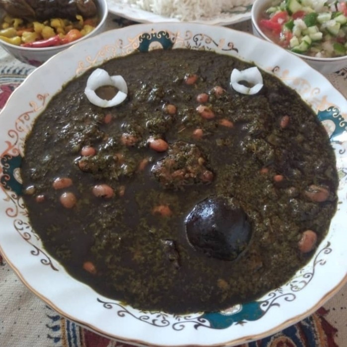 عکس خورش قرمه سبزی سلام به دوستان