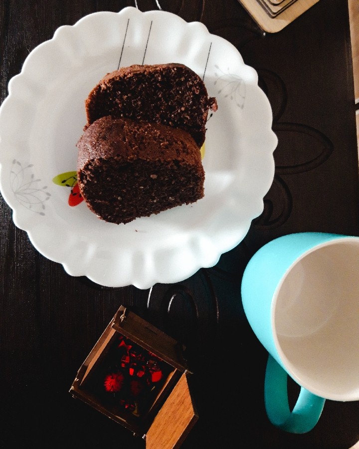 عکس #کیک شکلاتی نارگیلی