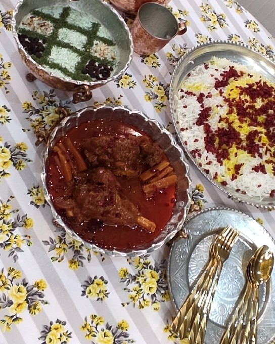 عکس چلو گوشت معرکه ی خاتون پز