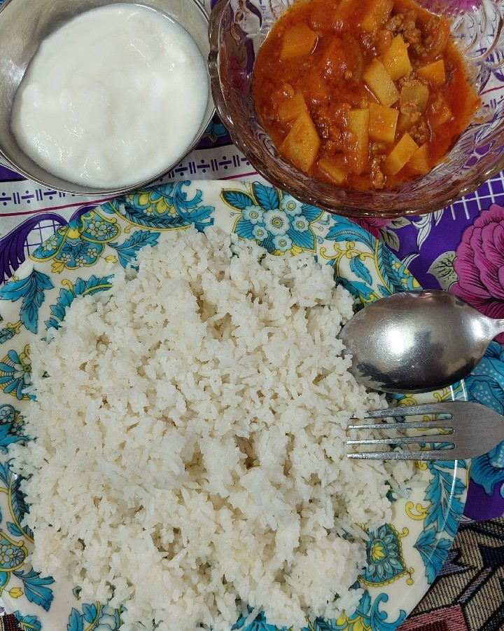 خورش گوشت چرخکرده