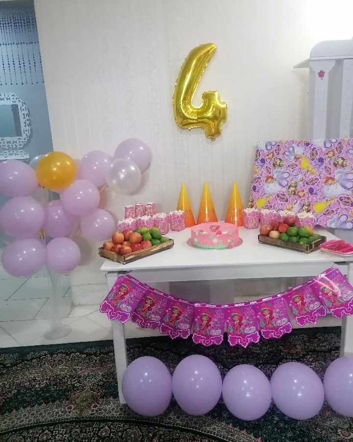 عکس میز تولد دخترم❤️