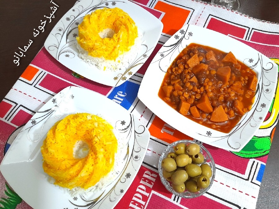 عکس خورشت به آلو