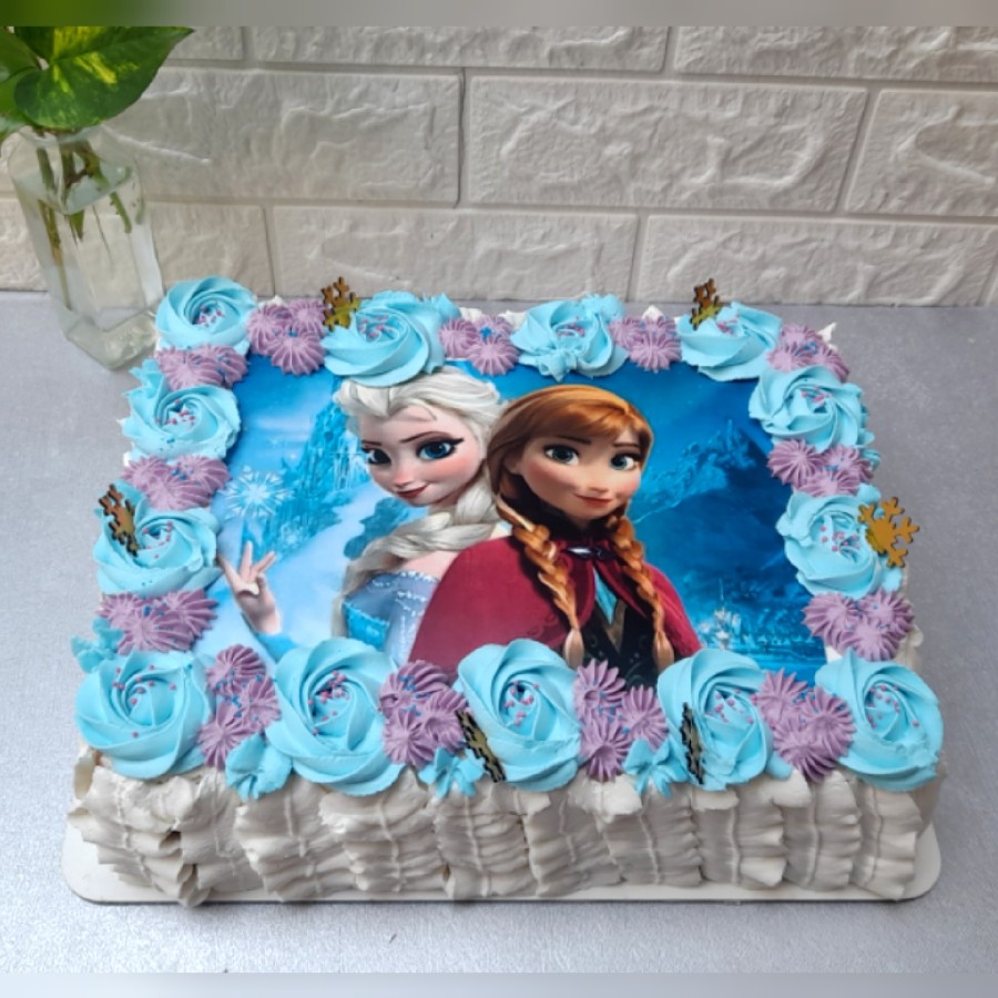 عکس کیک السا و آنا جذاب