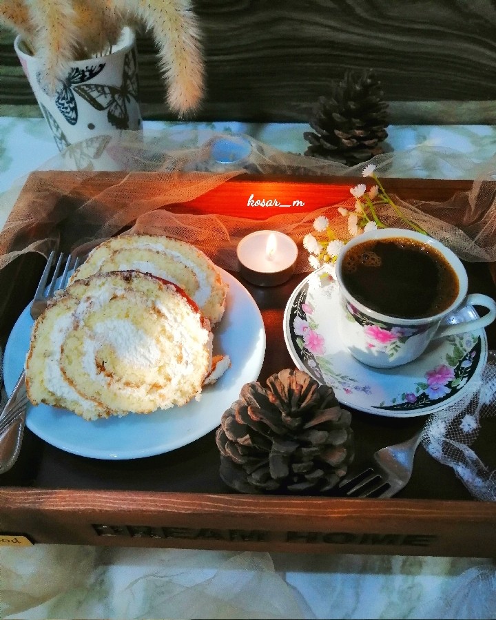 عکس رولت خامه ای