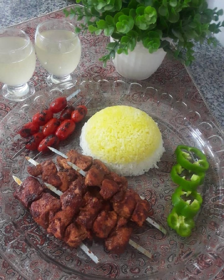 عکس جوجه سیخی تابه ای