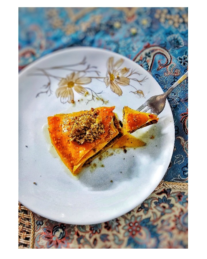 عکس باقلوا با خمیر یوفکا