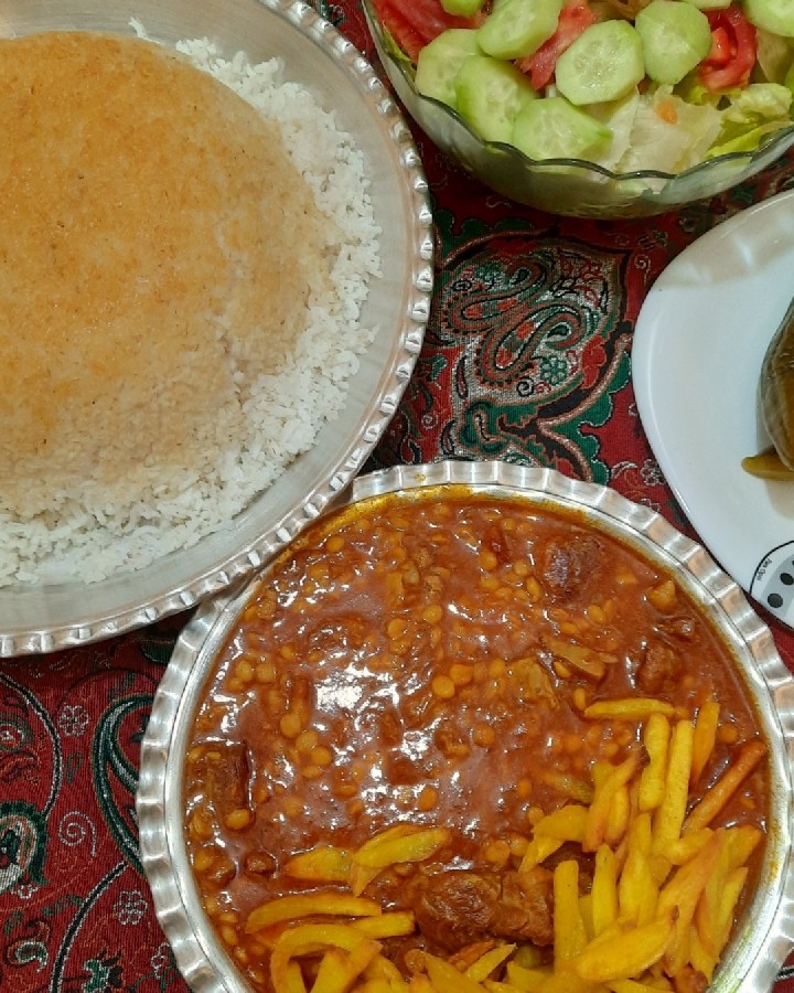 عکس خورش قیمه باکته