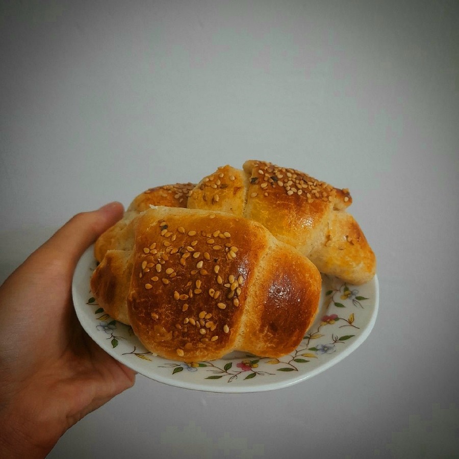 نان شیرمال کرمدار