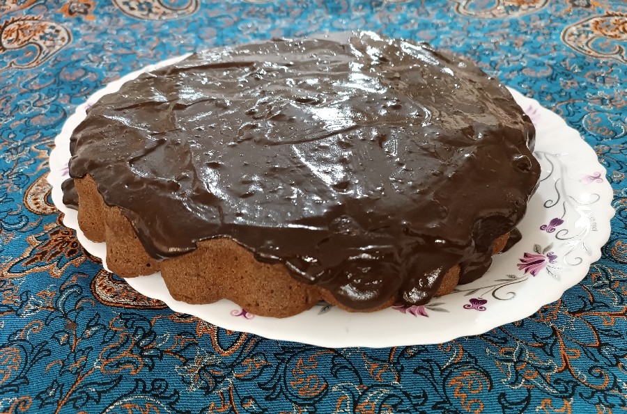 عکس کیک خیس شکلاتی مجلسی 