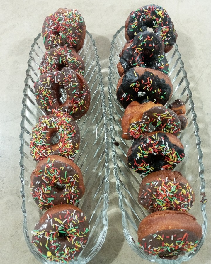 دونات بدون تخم مرغ