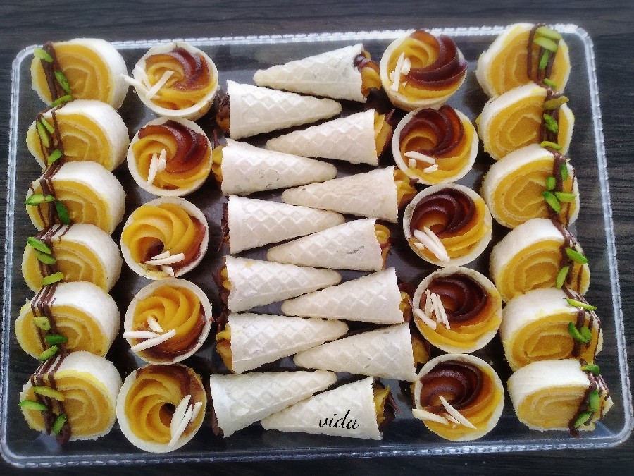 عکس حلوای سه آرد مجلسی