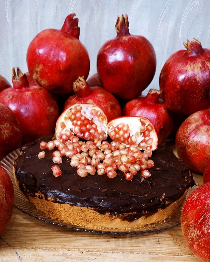 عکس کیک سیب موز