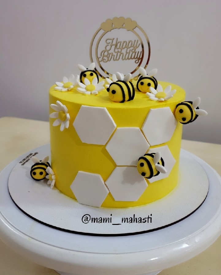 عکس کیک زنبوری