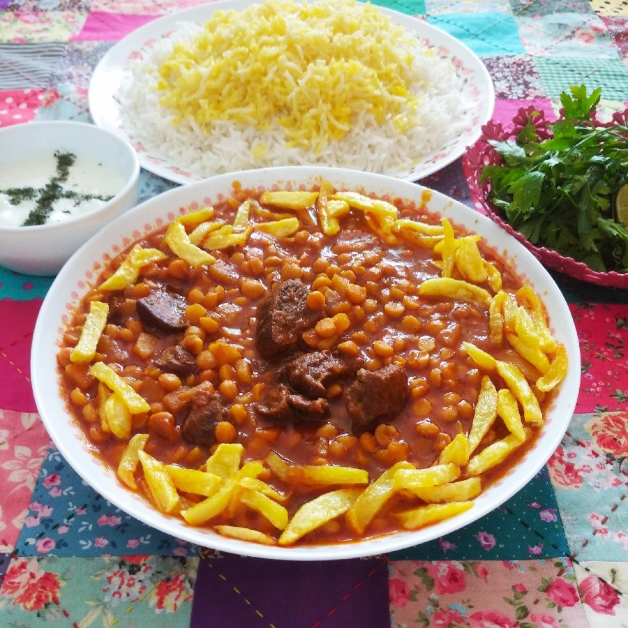 عکس خورشت قیمه سلام به دوستان گلم