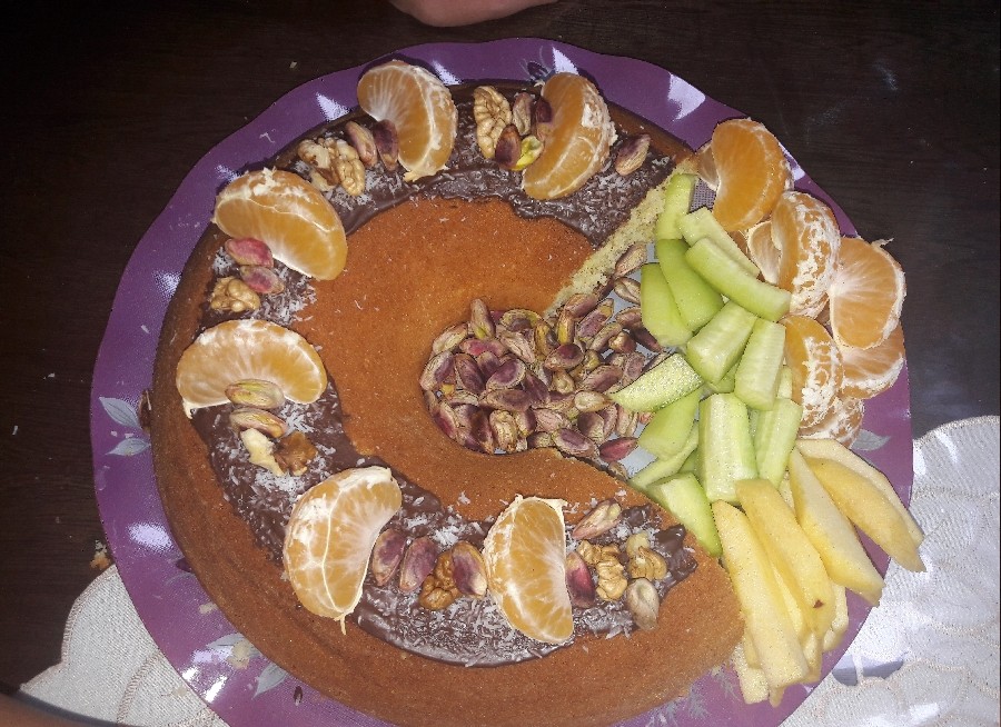 عکس کیک پرتقال