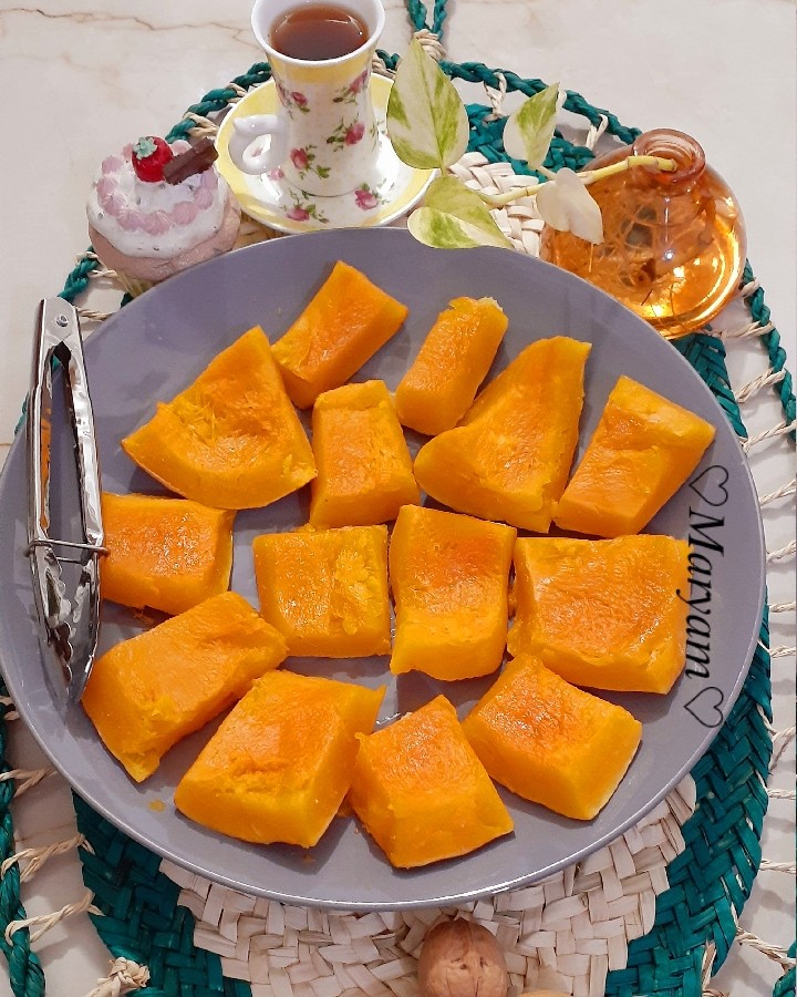 کدو حلوایی پخته