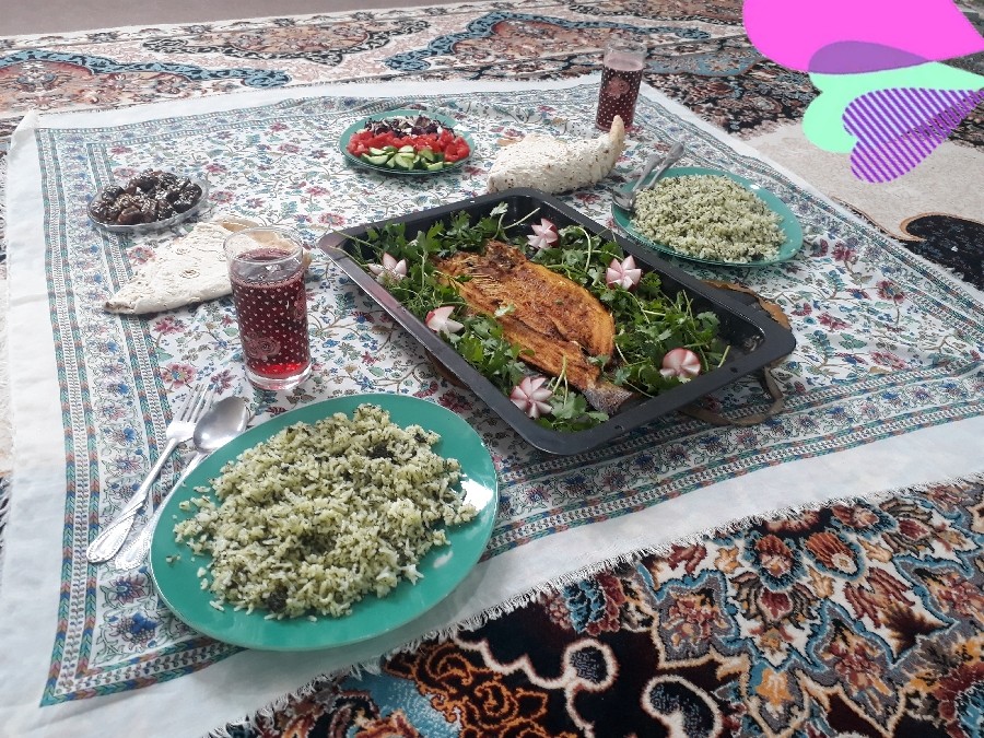 عکس عکسها متفاوته ورق بزنید برش ماهی به سبک مامان سالار .قزل الای توستری خیلی خوشمزه شد جاتون سبز