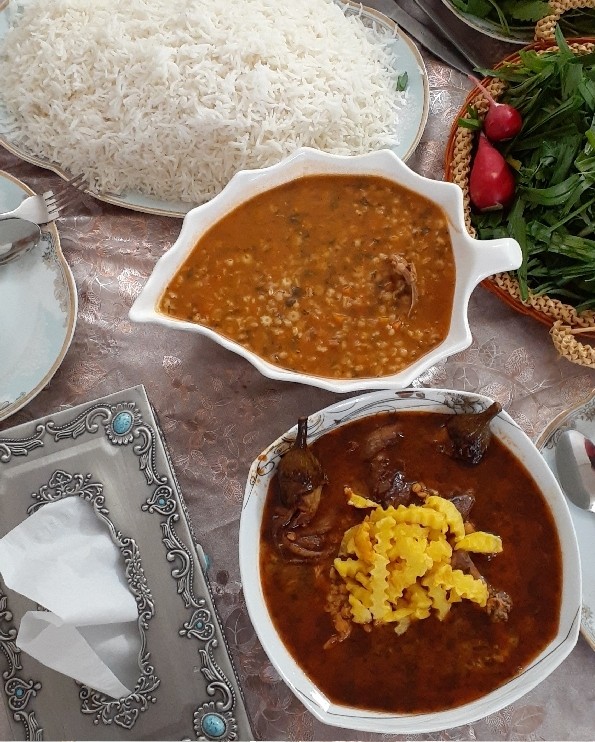 عکس خورشت قیمه جان باسوپ جو