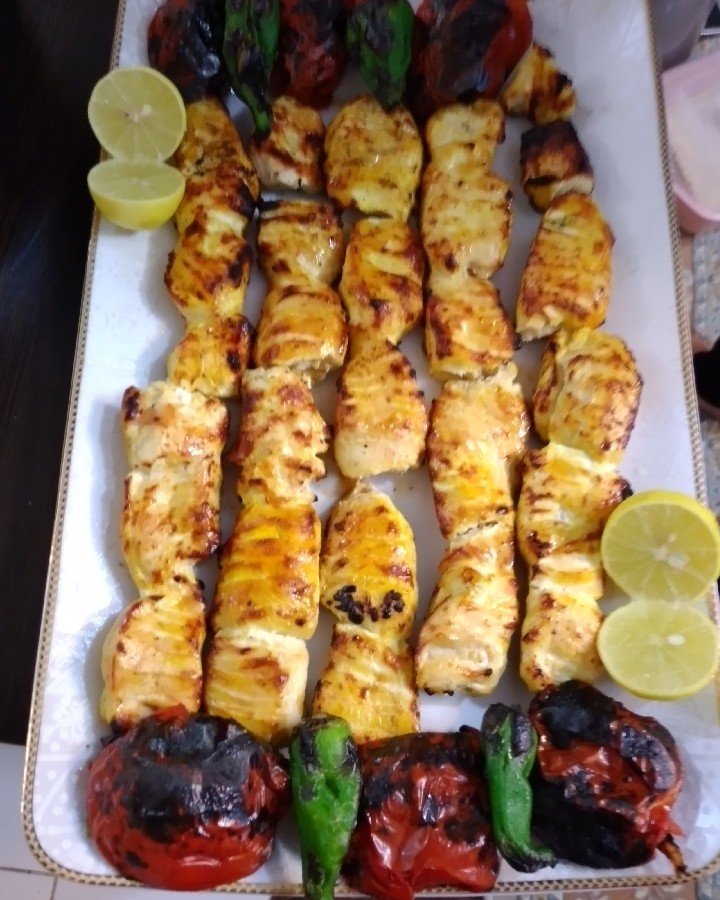 عکس جوجه کباب خونگی