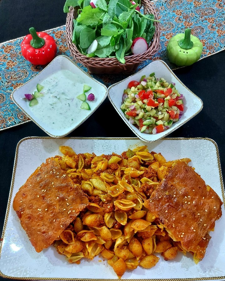 عکس ماکارونی ساده