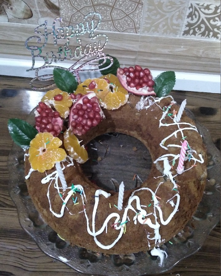 عکس کیک اسفنجی