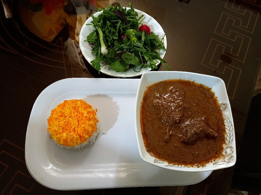 عکس خورشت فسنجان با گوشت اردک