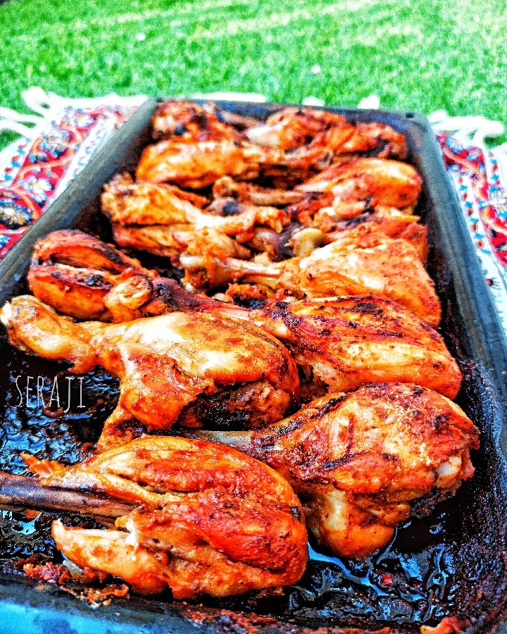 عکس کباب مرغ تند