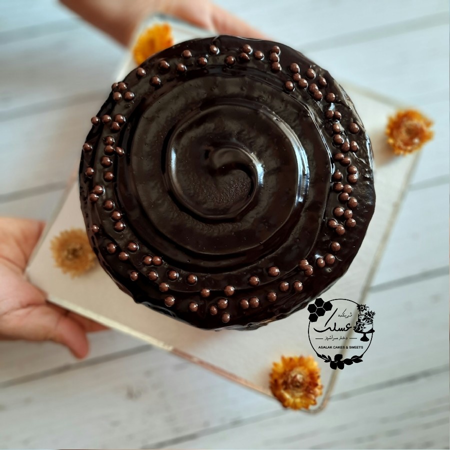 عکس کیک شکلاتی با طعم موکا
